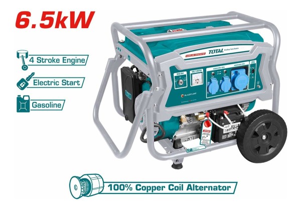 Generador Nafta Total E/electrico 6500w Uso Continu Tp165006 - Imagen 2