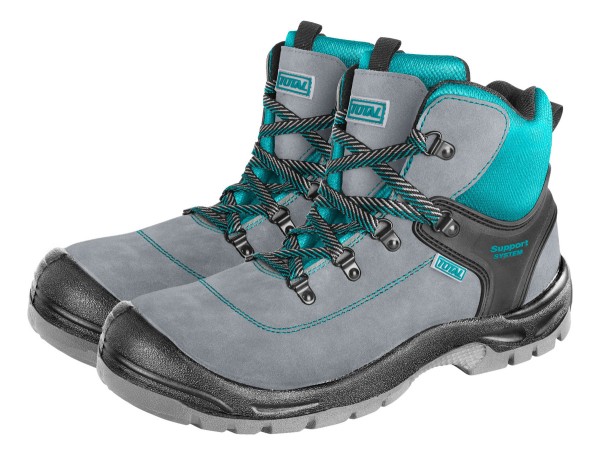 Zapato Bota Seguridad Cuero Con Punta De Acero Total T 44 - Imagen 3