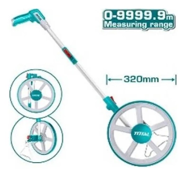 Medidor De Distancia Con Rueda Odometro Total Tmt19945 - Imagen 3