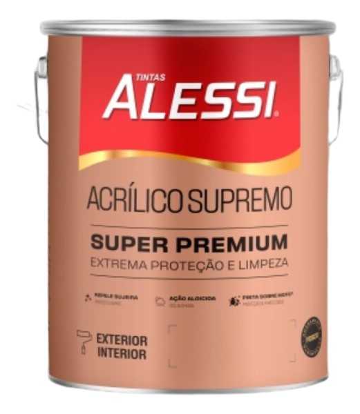 Pintura Látex Acrílico Super Premium Int/ext Alessi 18l