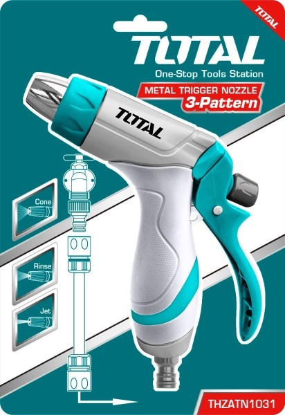 Pistola De Riego Metálica Total Thzatn1031 - Imagen 2