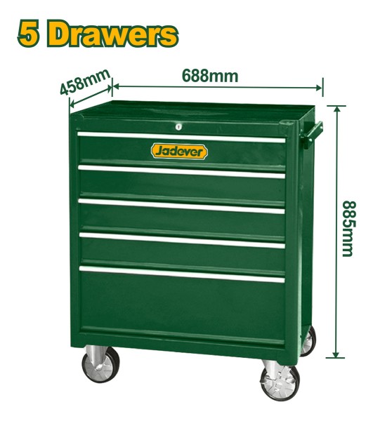 Gabinete De Herramientas Móvil Jadever 5 Estantes - Imagen 2
