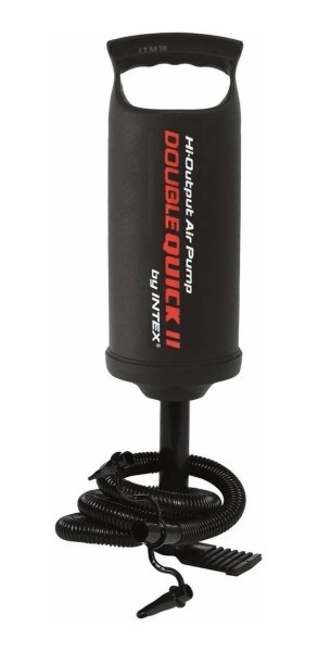 Inflador Manual Intex 68614 36cm Inflables Colchones Quick 2