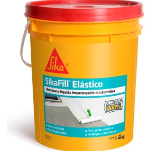 Membrana Liquida 4 Kg Pintura Sikafill Elastico Sika