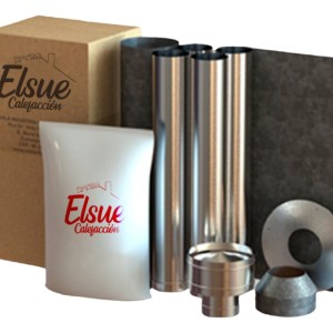Kit Caños Calefactor Metavila 150mm C/kit Exterior Incluido