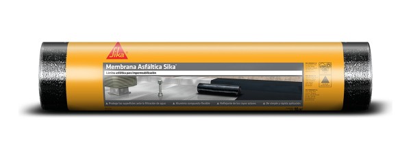 Membrana Asfaltica Sika 4mm 40kg Aluminizada Polietileno
