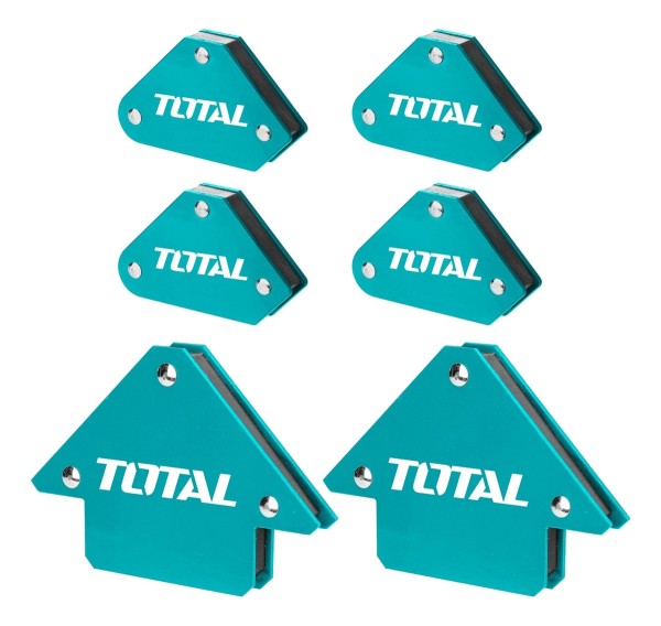 Set 6 Escuadras Magnéticas 10 Libras Total Tamwh6002 - Imagen 3