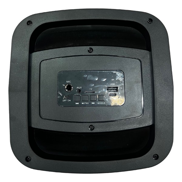 Parlante Bluetooth Usb Fm Rgb Ligth Bateria Litio Partybox - Imagen 5