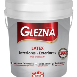Pintura Glezna Latex 18l Int- Ext Antihongos 300mt2 E-gratis