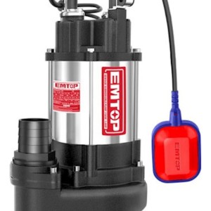 Bomba Sumergible 750w 1hp Pozo Negro Metalica Emtop