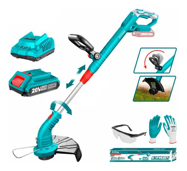 Bordeadora A Batería Litio 20v Total +bateria+cargador