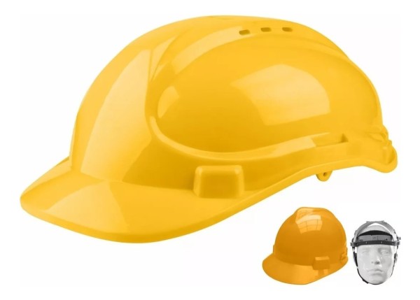 Casco Obra Certificado Seguridad Amarillo Tsp2609 Tsp2612