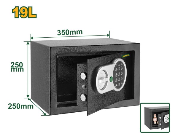 Caja Fuerte Electronica 19l Jadever Jdeb1525 - Imagen 3