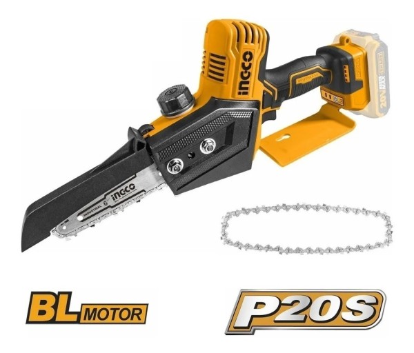 Motosierra Eléctrica Ingco Cgsli2068 20v - Imagen 2