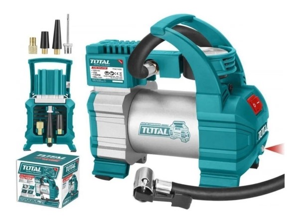 Compresor Inflador Aire Auto 12v 140psi. Total Ttac1406