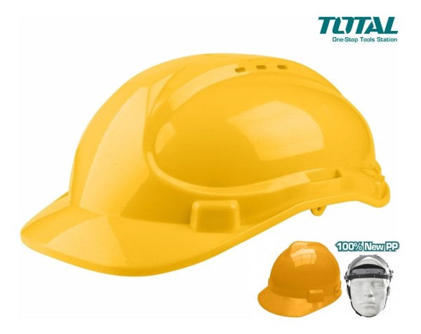 Casco Obra Certificado Seguridad Amarillo Tsp2609 Tsp2612 - Imagen 2