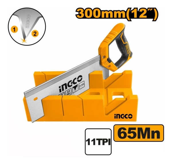 Ingletadora Manual 300mm C Serrucho Ingco Hmbsk30082 - Imagen 2