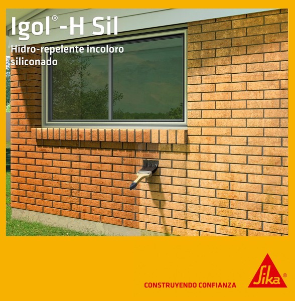 Impermeabilizante Ladrillos Incoloro Igol-h-sil 5 Lt. Sika - Imagen 4