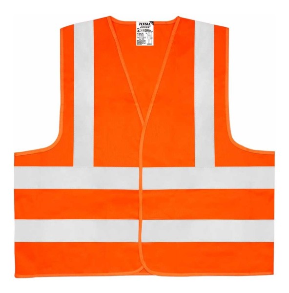 Chaleco Obra Moto Reflectivo Fluorescente Total Tsp503