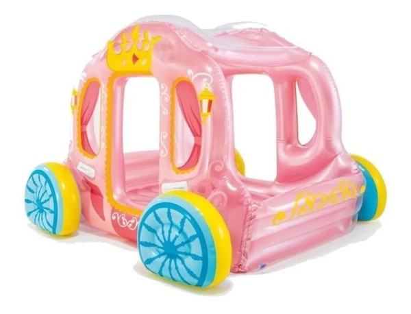 Carruaje De Princesa Inflable Para Montar Intex 56514 - Imagen 2
