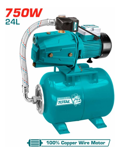 Bomba Agua 1hp Casa + Automatico + Hidroesfer Total Twp47506 - Imagen 2