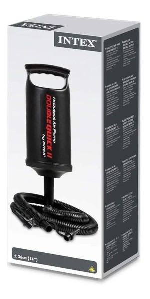 Inflador Manual Intex 68614 36cm Inflables Colchones Quick 2 - Imagen 3
