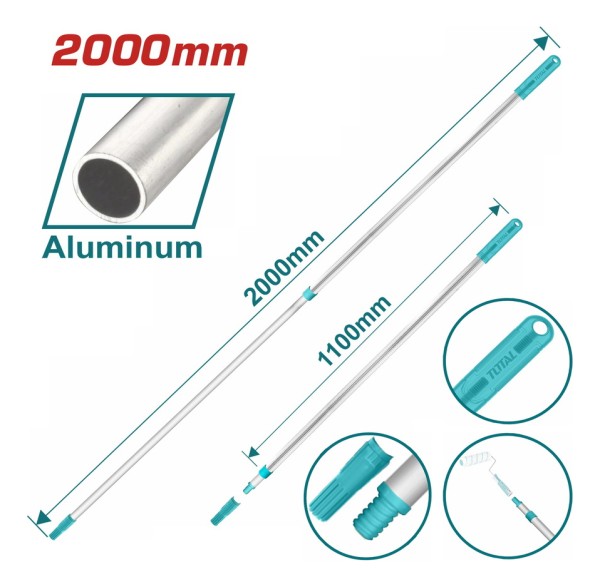 Mango Extensor De Rodillo 2000mm Thtep0201 - Imagen 2
