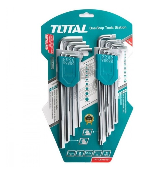 Juego De 18 Llaves Allen Y Torx Total Tht106kt0181 - Imagen 2