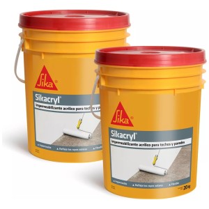 Sikacryl Membrana Impermeabilizante Acrílico 20+20kg Blanco