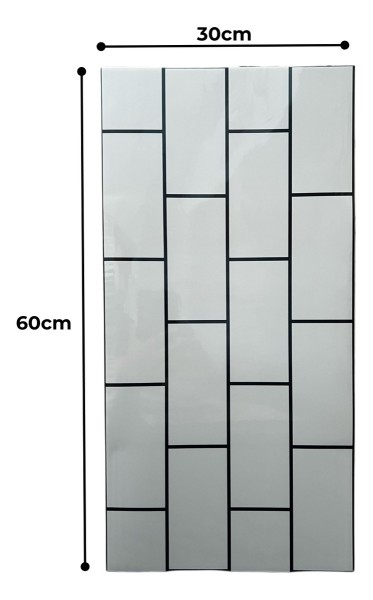 Pack 10 Placa Revestimiento Autoadhesivo 60x30cm Pared Promo - Imagen 7
