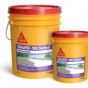 Membrana Líquida Sikafill 100 Techos 20+4kg Color E-gratis