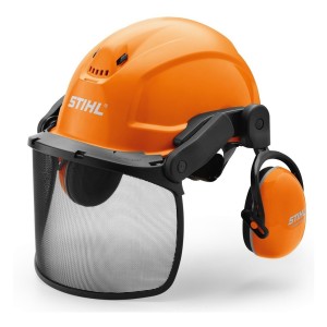 Casco Stihl Con Protección Visual Y Auditiva Profesional