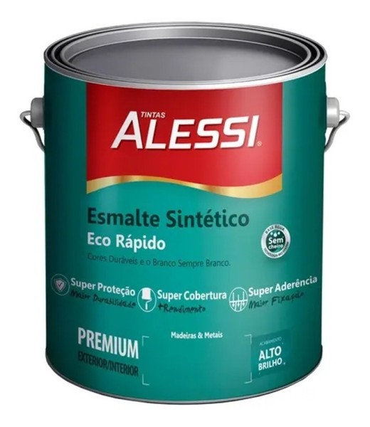 Esmalte Sintético Brillante Base Agua Sin Olor Alessi 3.6 Lt - Imagen 9