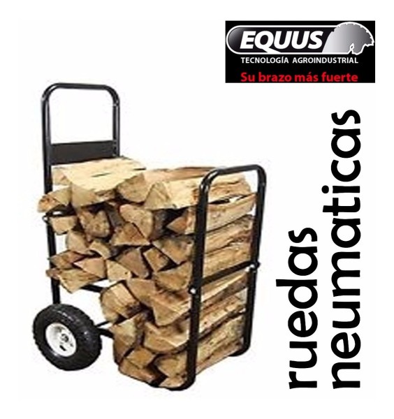 Carro Para Leña Equus Rueda Neumatica Resistente - Imagen 2