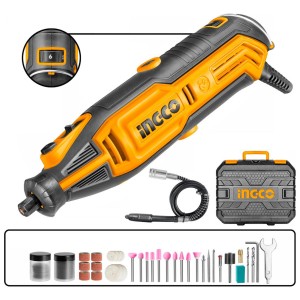 Mini Torno 130w Con 109 Accesorios Ingco Mg13328