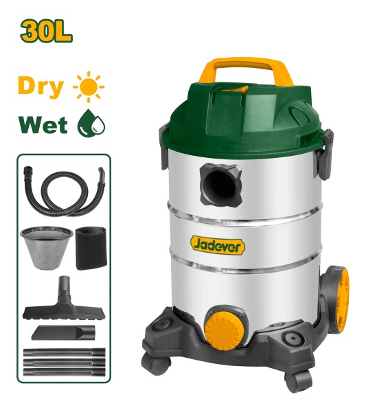 Aspiradora Seco Húmedo 1200w Tanque Metálico 30l Jadever - Imagen 3