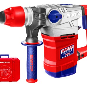 Rotomartillo 1800w 7j Sds Plus 850rpm Emtop Con Accesorios