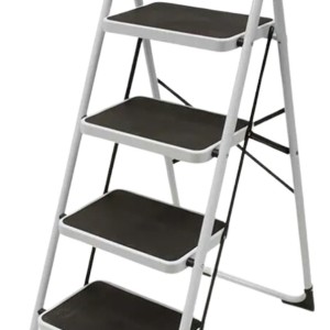 Escalera Metal Familiar Plegable Tijera 4esc 1.2m Hasta 150k