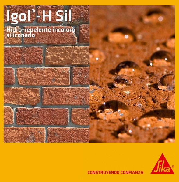Impermeabilizante Ladrillos Incoloro Igol-h-sil 5 Lt. Sika - Imagen 3