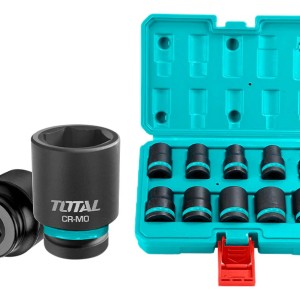 Set Juego De 10 Dados De Impacto Total Encastre 1/2''