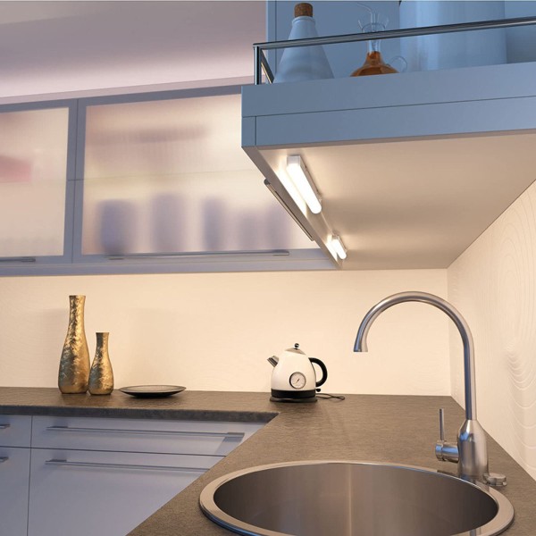 Tubo Led T5 Regleta Artefacto 30cm Luz Fría Blanca 5w - Imagen 4