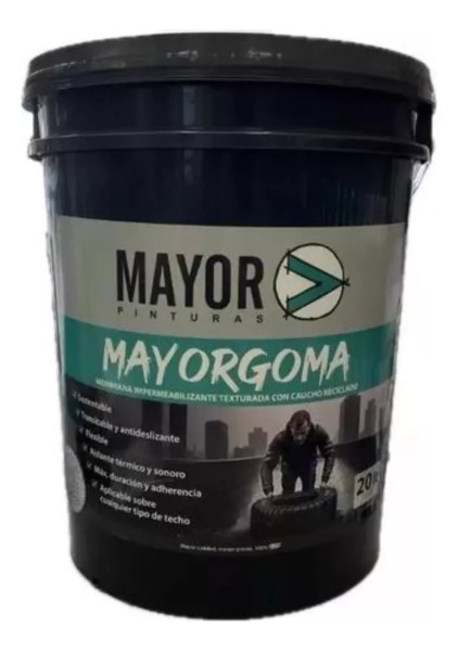 Membrana Impermeabilizante Mayorgoma 20kg Caucho Neumaticos