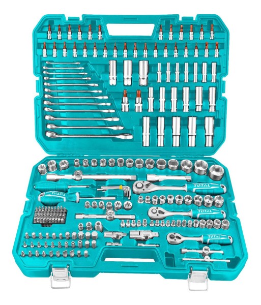 Set De Herramientas Total 216 Piezas Llave Criquet Y Dados