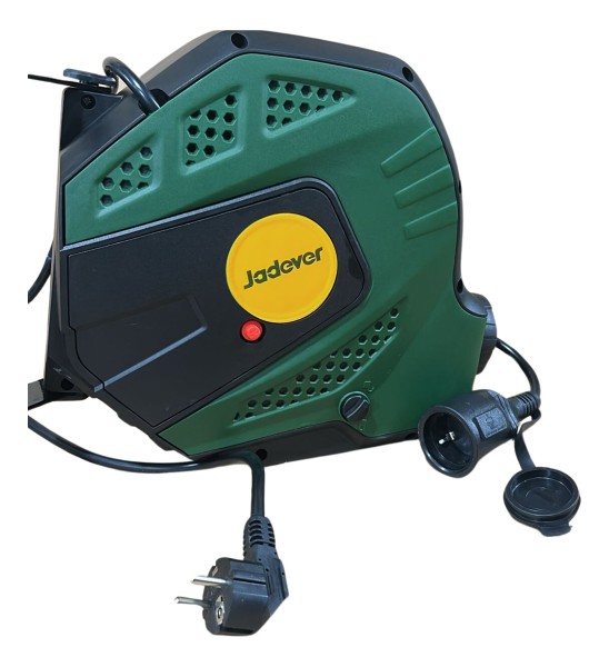 Enrollador Cable Alargue Retractil 15m 3x1,5 Schuko Jadever - Imagen 3