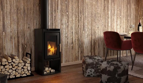 Calefactor Ecológico Estufa Liv305 126m2 Doble Combustion - Imagen 2