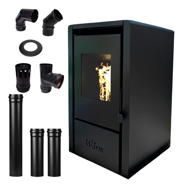 Calefactor Pellet 7,5 Kw Warm 75m2 - Imagen 5