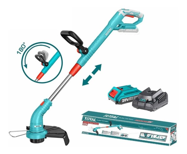 Bordeadora A Batería Litio 20v Total +bateria+cargador - Imagen 3