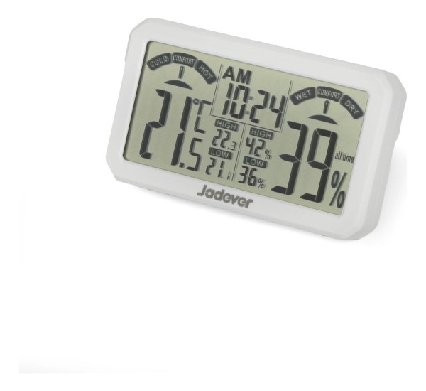 Reloj Medidor Humedad Y Temperatura Digital Jadever