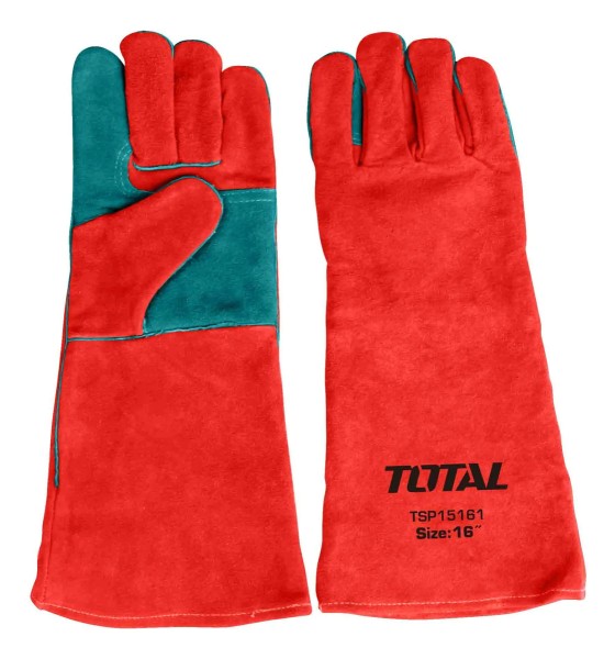 Guantes De Soldar Soldador 16'' Total Tsp15161 Elsue - Imagen 3