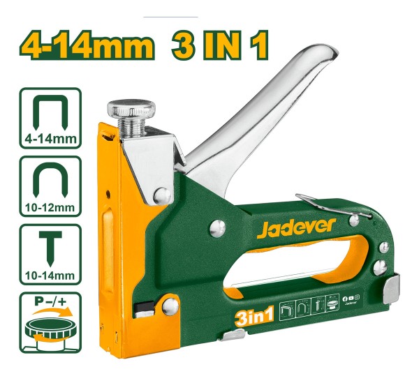 Clavadora Engrampadora Manual 3 En 1 Jadever Jdgu2614 - Imagen 2